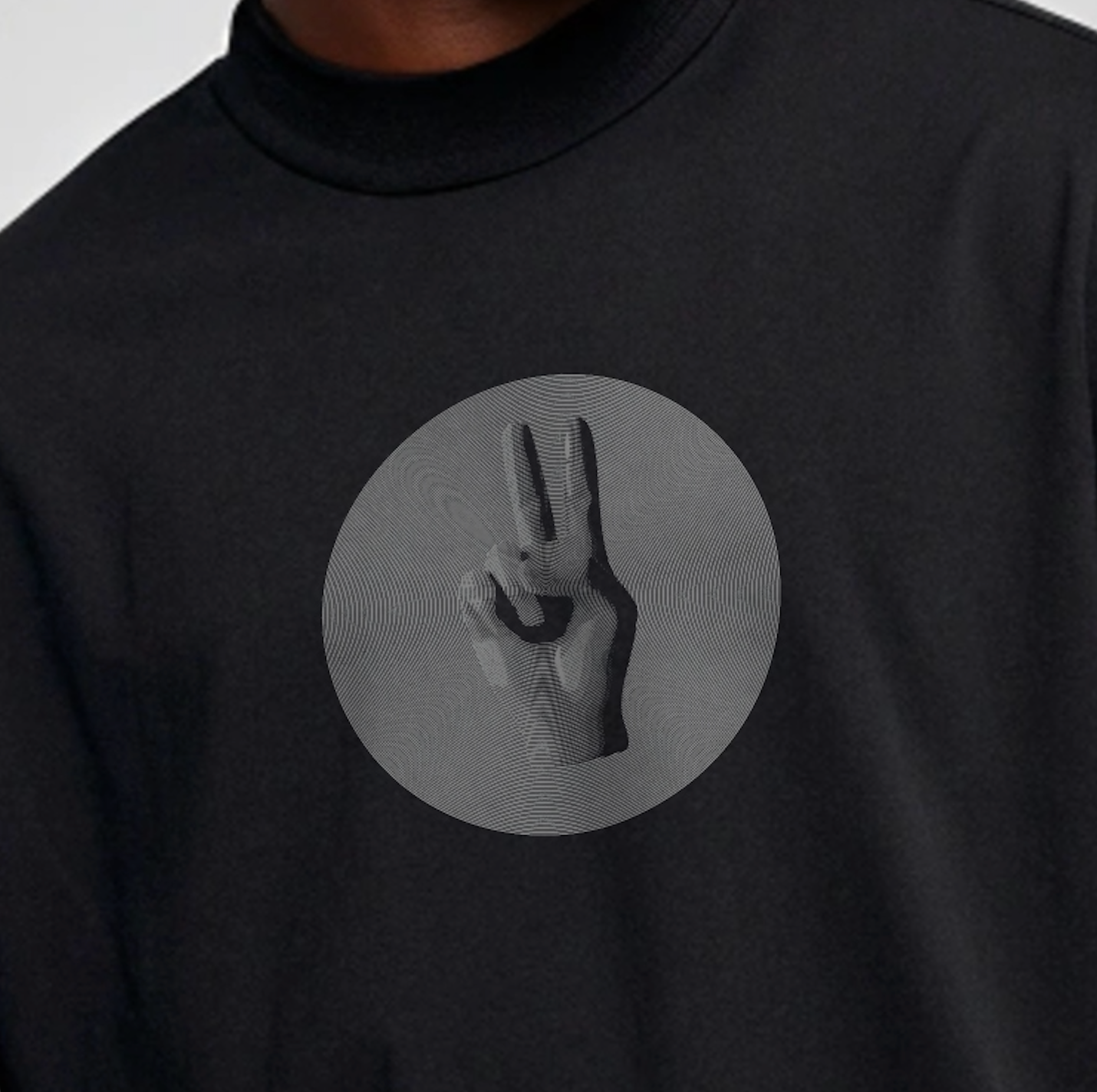 Creating Adam the Iconic tee - black - front