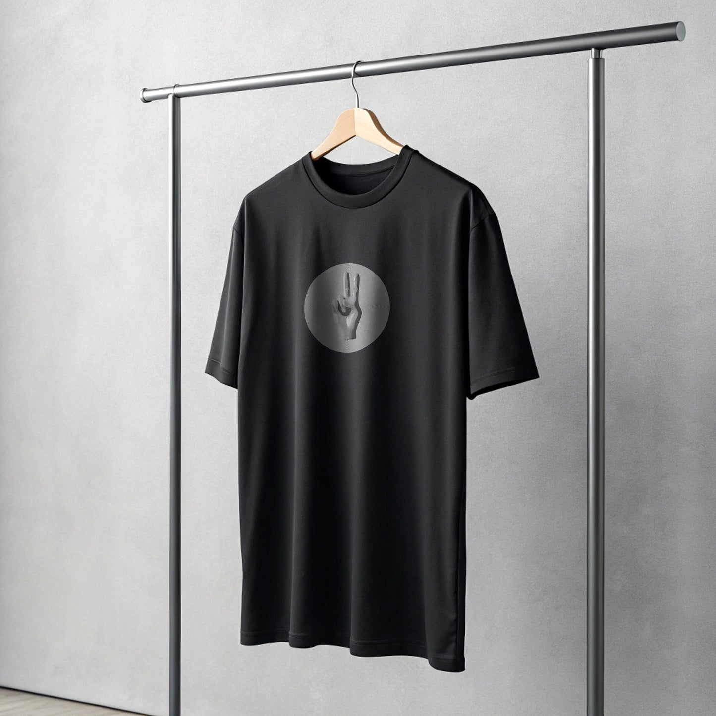 Creating Adam the Iconic tee - black - front facing