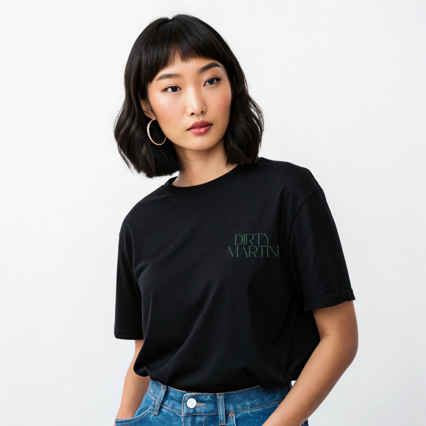Creating Adam's the Martini tee - front