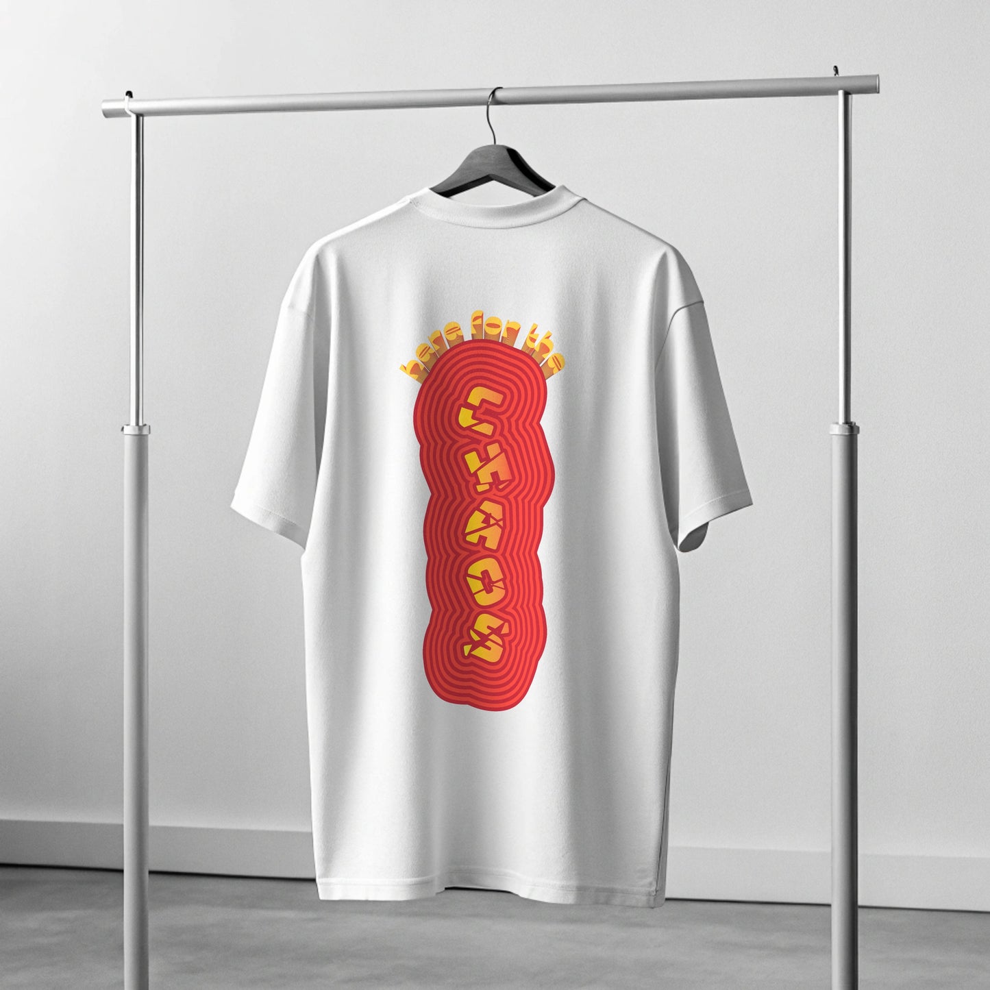 Creating Adam's the chaos tee - back
