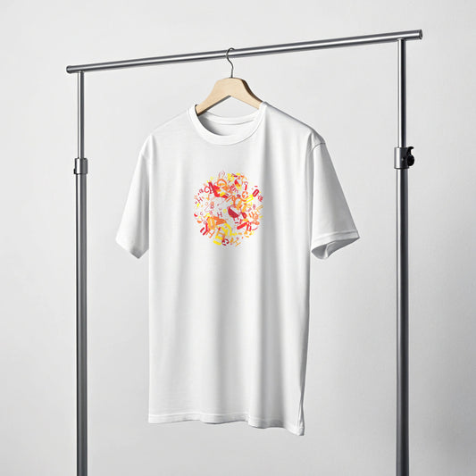 Creating Adam's the chaos tee - front