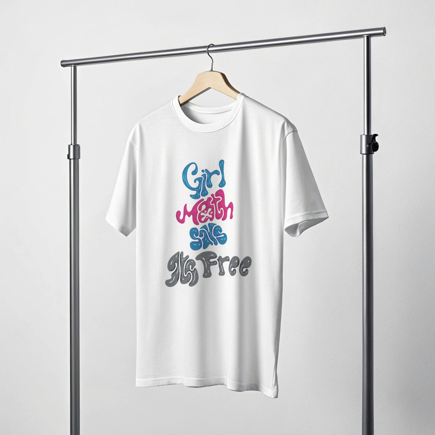 Creating Adam's the Girl Math tee - front
