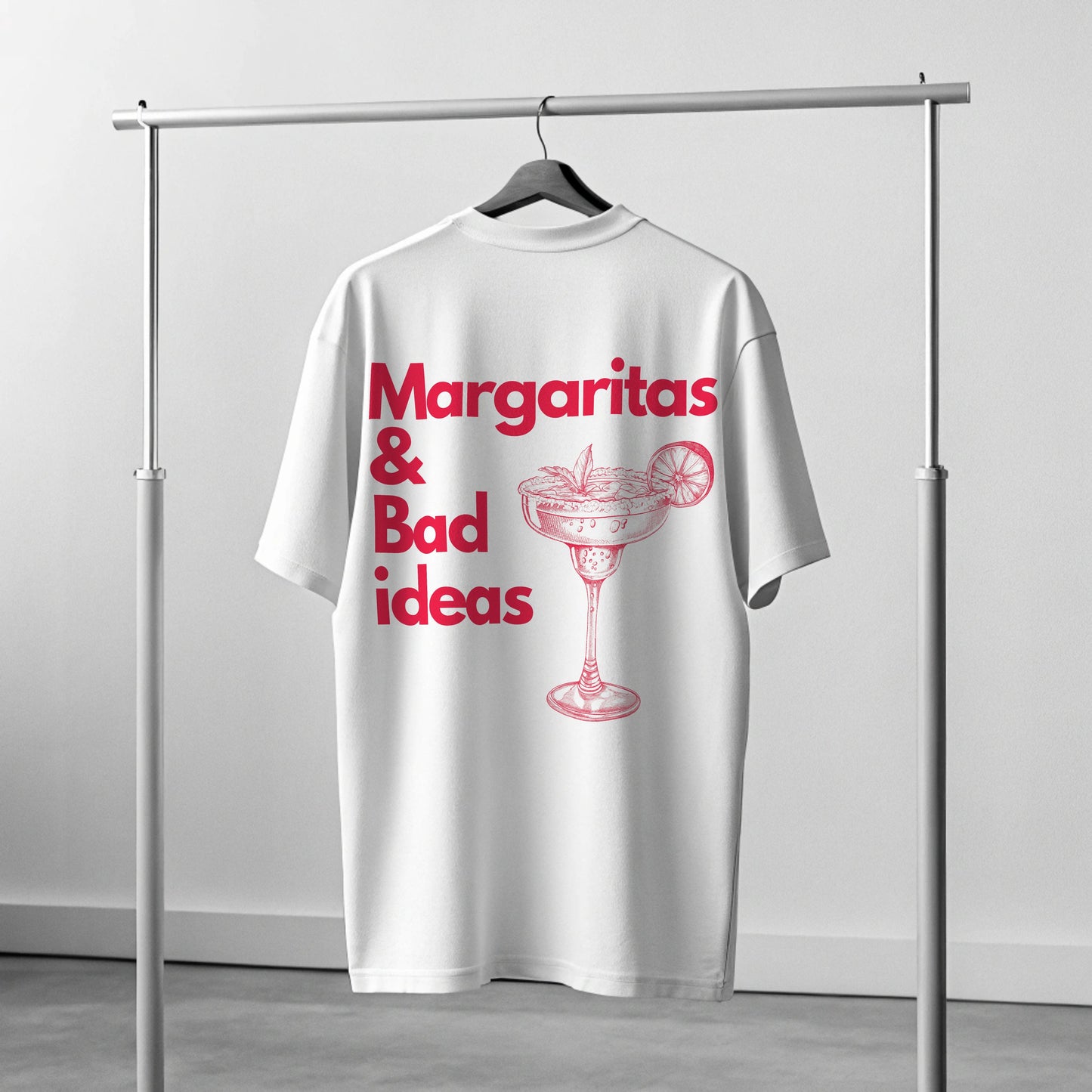 Creating Adam's the Margharita tee - back