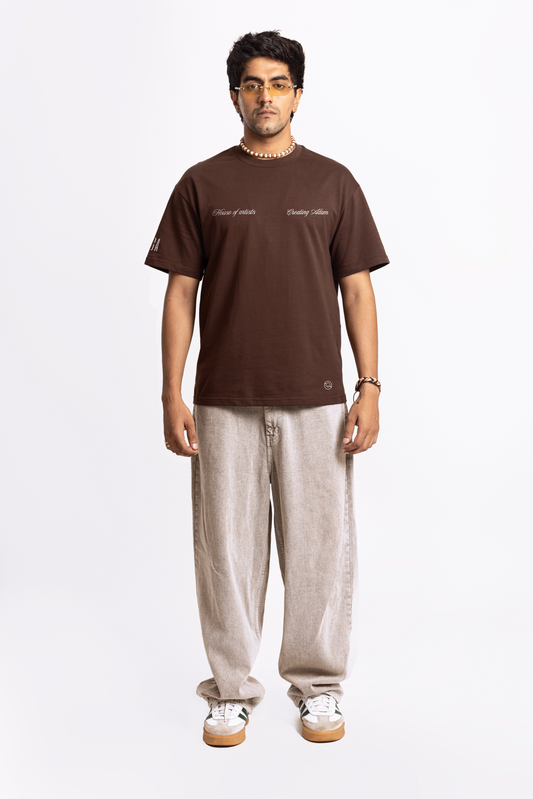 Bioterry - House Of Artists Tee - Mocha