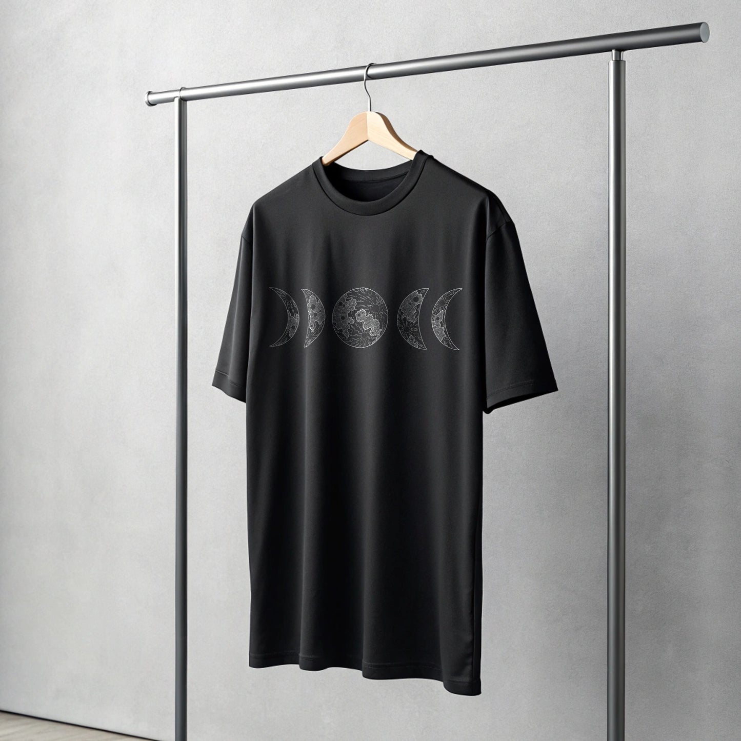 Creating Adam's the Moon tee - front