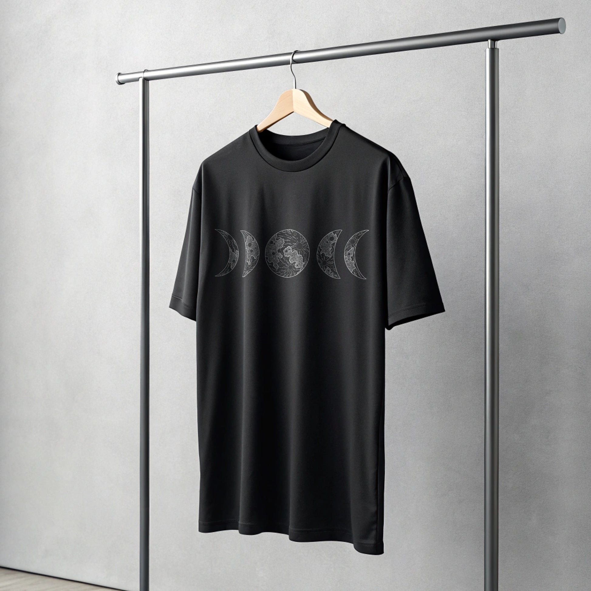 Creating Adam's the Moon tee - front