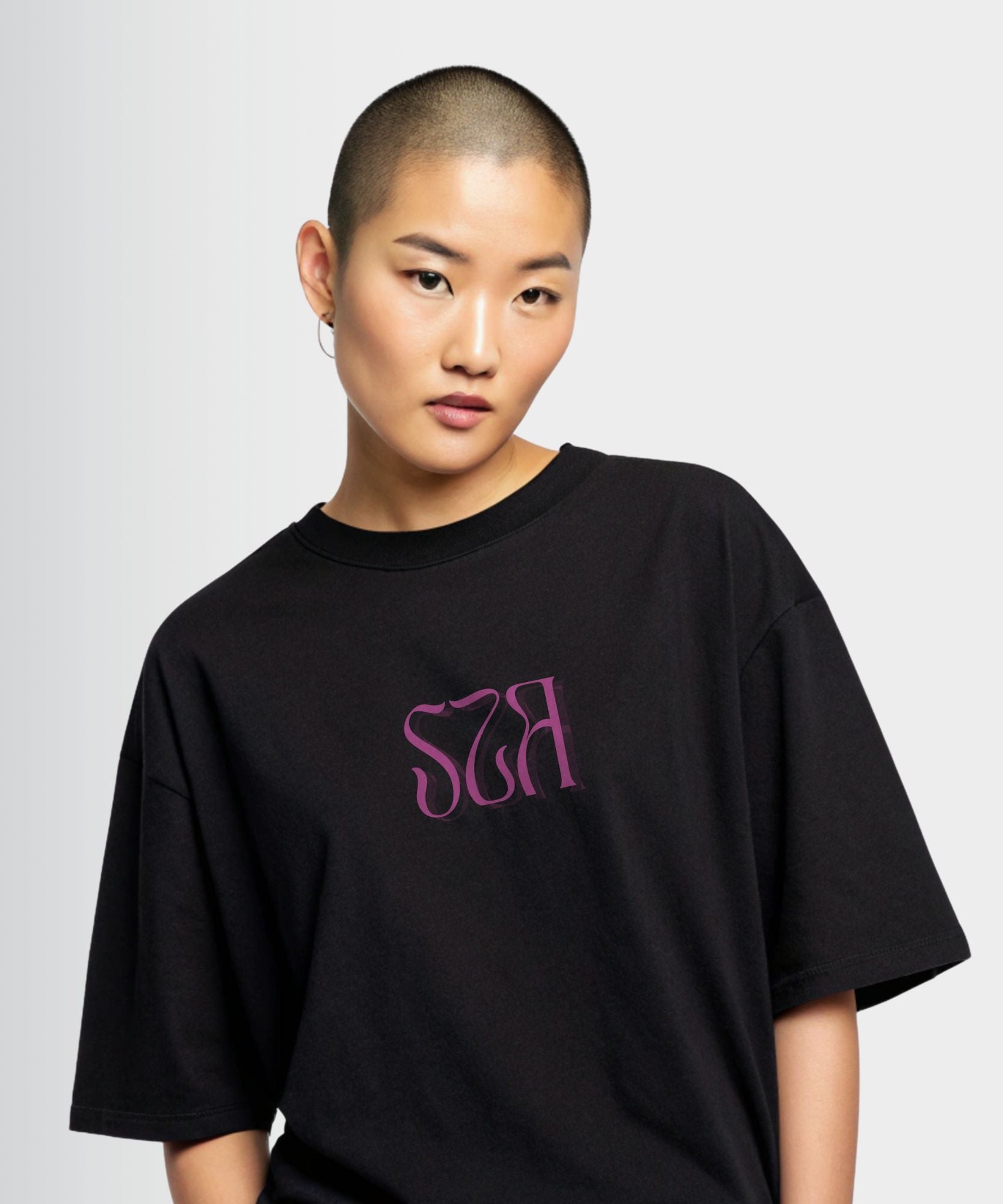 Female model wearing Creating Adam's the Sza tee GOAT talk collection