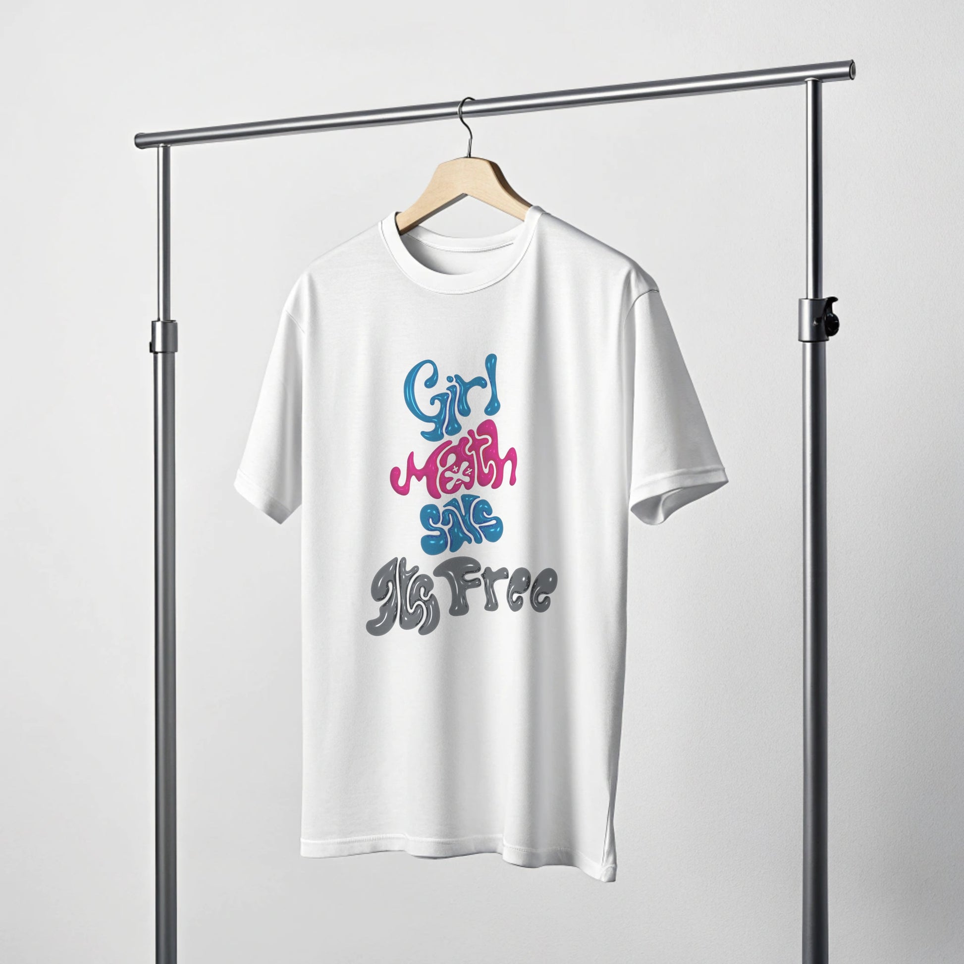 Creating Adam's the Girl Math tee - front