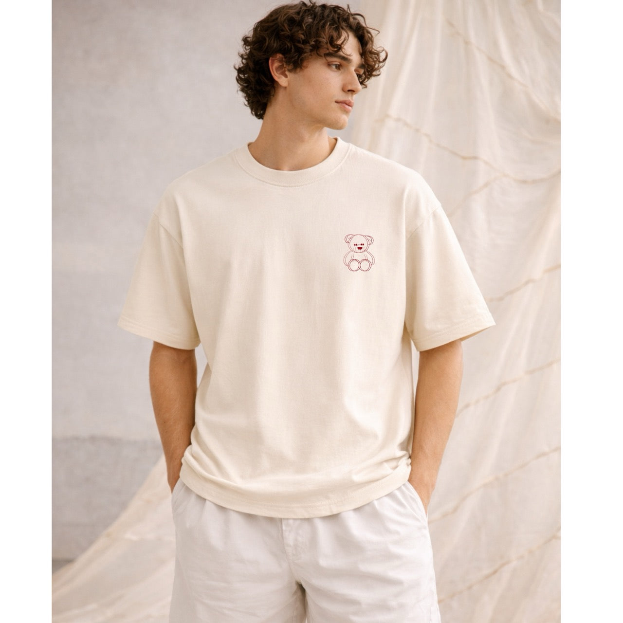 Bioterry - Ecru - High On Love Tee