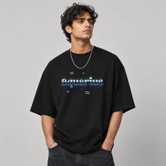The Aquarius Tee — Front on model