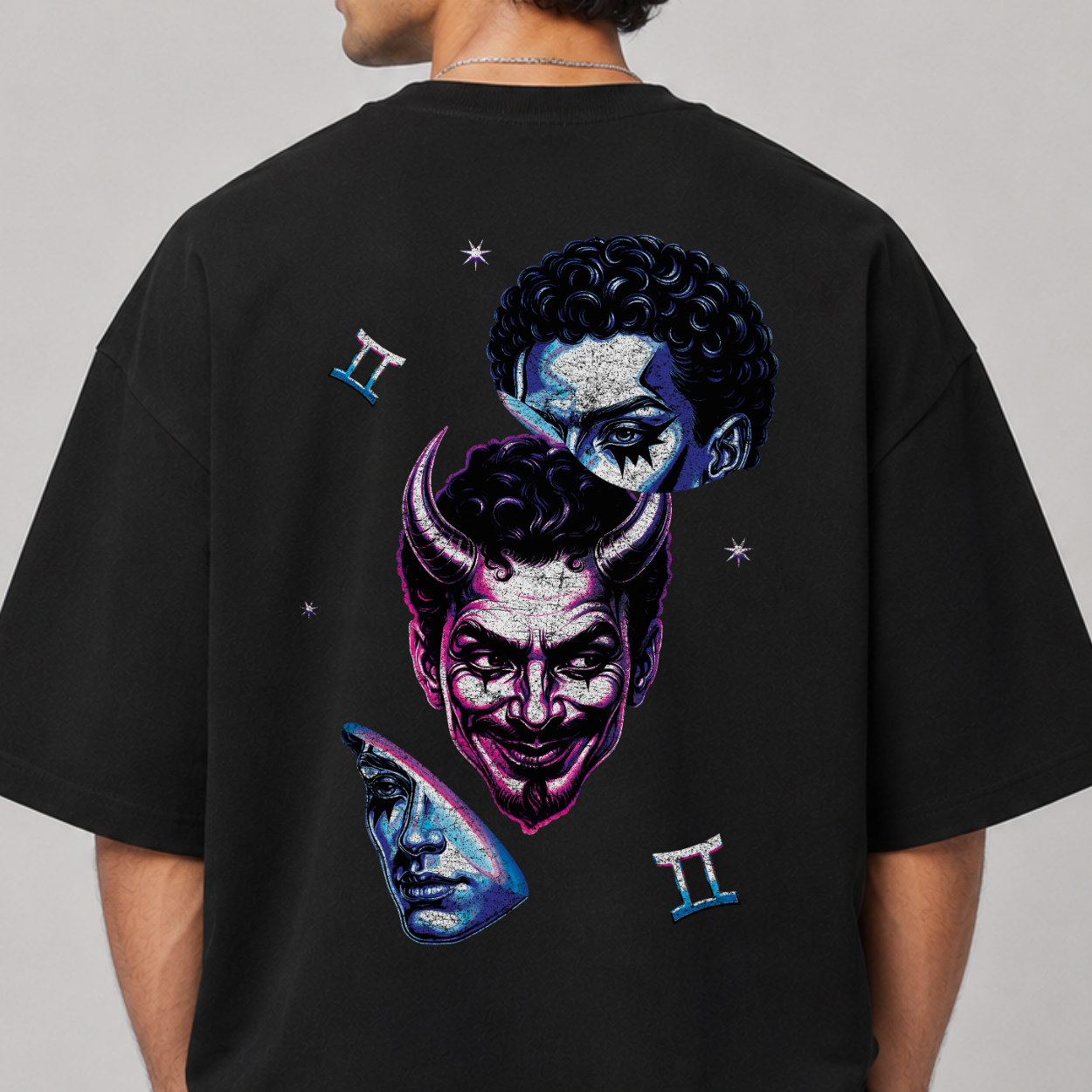 The Gemini Tee — Back close-up