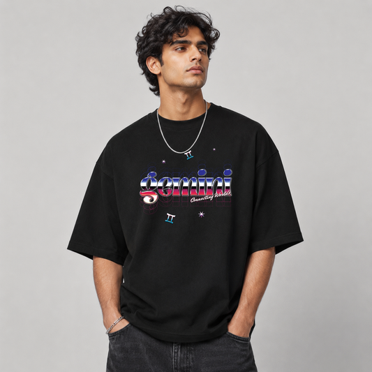 The Gemini Tee — Front on model
