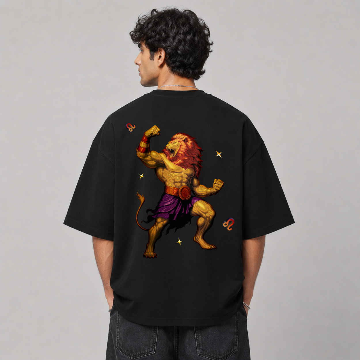 The Leo Tee — Back on model