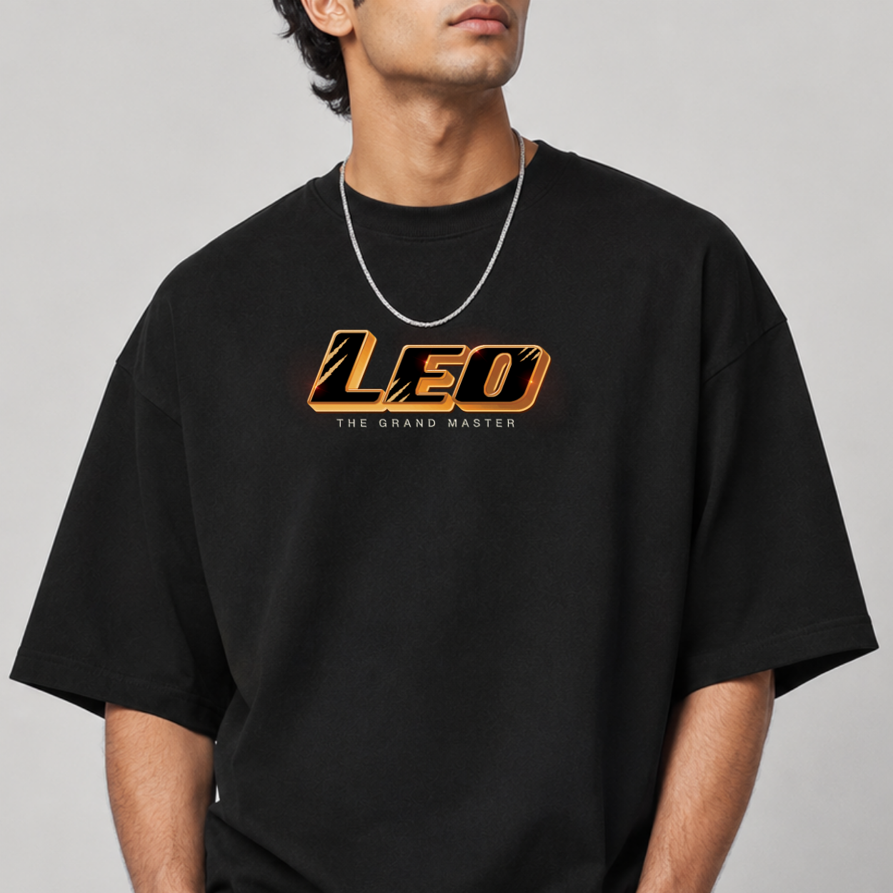 The Leo Tee — Front close-up