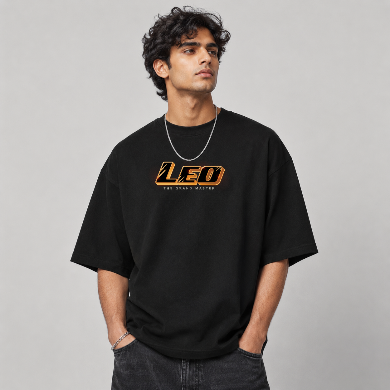 The Leo Tee — Front on model