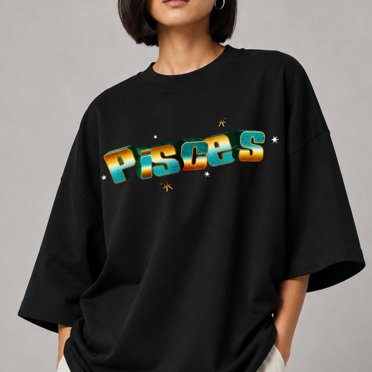 The Pisces Tee — Back close-up