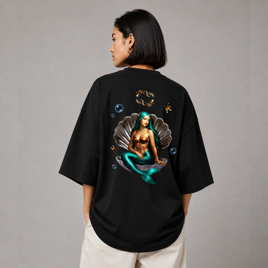 The Pisces Tee — Front on model